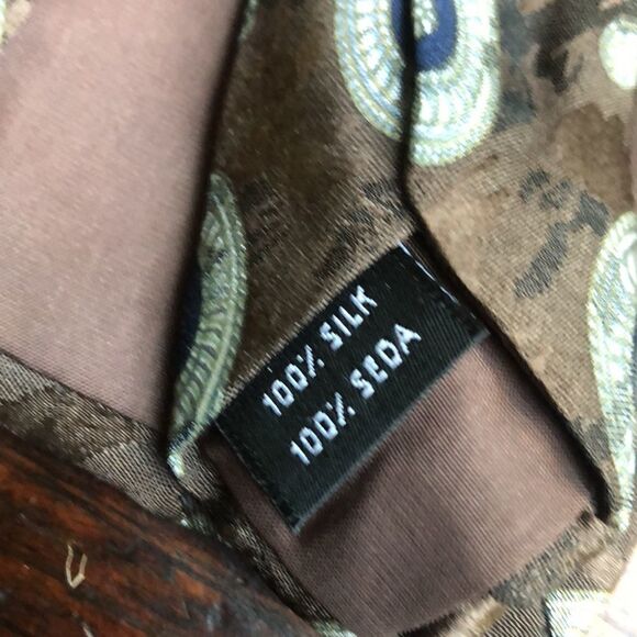 Stafford Executive 100% Silk Hand Tie Made in Italy - Picture 5 of 5